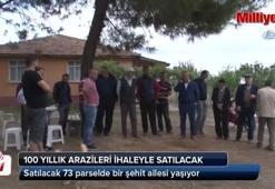 100 yıldır yaşadıkları arazileri ihaleyle satılacak