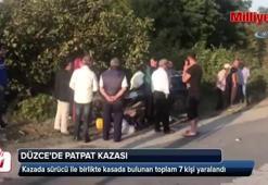 Düzce’de patpat kazası: 7 yaralı