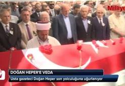 Doğan Heper'e son görev