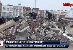 Mersin’deki afet tatbikatı nefes kesti