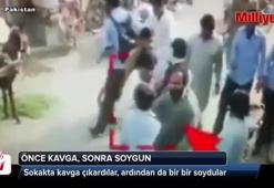 Önce kavga çıkardılar, ardından da bir bir soydular
