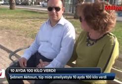 10 ayda 100 kilo verdi