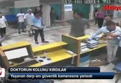 Acil servis doktorunun kolunu kırdılar