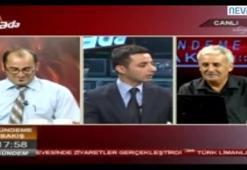 Canlı yayında ilginç protesto