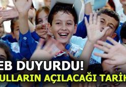 MEB duyurdu! Okullar ne zaman açılacak? (2018-2019)