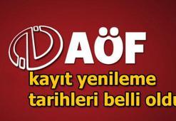 AÖF kayıt yenileme işlemleri ne zaman başlayacak? Tarih belirlendi...