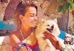 Özlem Yıldız köpeğinden ayrılmıyor