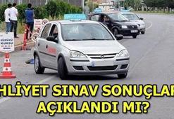 MEB Ehliyet sınav sonuçları açıklandı mı?