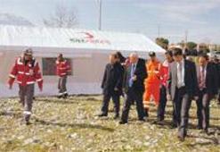 Tatbikatın üzerine denk gelen depremler korkuttu