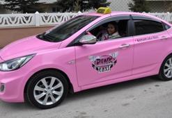 Sivas caddelerinde kadınlara özel ’pembe taksi’ dolaşıyor