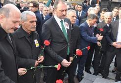 Adliye şehitleri için duygulandıran anma