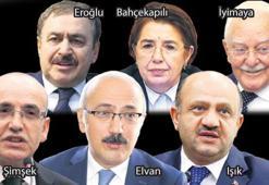 Dördü bakan 22 isim üç dönem potasında