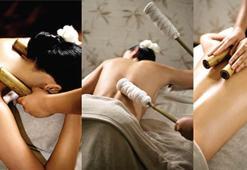 İşadamlarına bambu çubuğu işkadınlarına kakao ile masaj