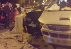 Adıyaman'da kaza! Yollara hep otomobil parçaları dağıldı