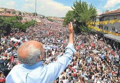 Seçim gezisi mitinge dönüştü