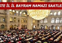 Bayram Namazı saat kaçta? (İl İl Kurban Bayramı namazı saatleri)
