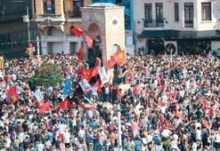 HALK TAKSİM’E ÇIKTI