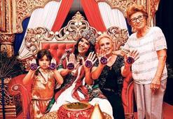 Kaftanlı gelin coştu