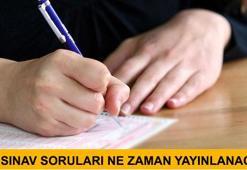 MEB AÖL sınav soru ve cevapları açıklandı mı? (AÖL 2. dönem sınavları)