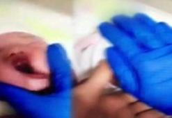 Samsun'daki hastanede skandal görüntüler! Hemşire yeni doğan bebeği...