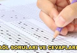 AÖL soruları ve cevapları açıklandı (AÖL sınav sonuçları ne zaman açıklanacak?)