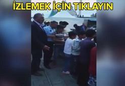İftar çadırından skandal görüntü!