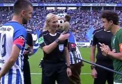 Kadın hakem Bibiana Steinhaus tarihe geçti