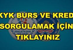 KYK burs ve kredi sonuçları açıklandı! KYK burs sorgulama