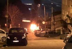 İki ay önce camları kırılan araç kundaklandı iddiası