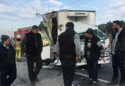 Son dakika... İstanbul'da trafiği kilitleyen kaza