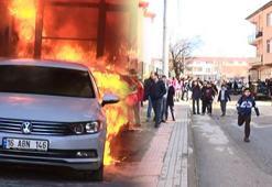 Öğrenciler karne öncesi dehşeti yaşadı