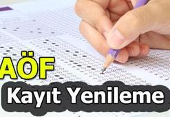 Açık Öğretim Fakültesi kayıt yenileme ne zaman başlıyor? AÖF 2019 sınav takvimi