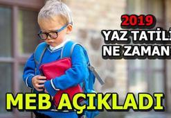Yaz tatili ne zaman başlıyor? İşte 2019 okulların kapanacağı tarih
