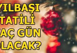 Yılbaşı hangi güne geliyor? Yılbaşı tatili kaç gün olacak?