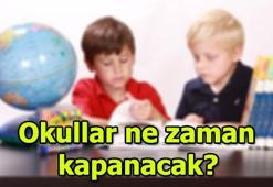 Okullar ne zaman kapanacak? 2019 Yaz tatili tarihi!