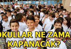 Yaz tatili hangi tarihte başlayacak? Okullar ne zaman kapanacak?