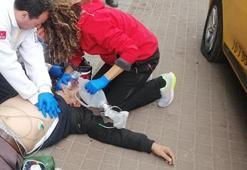 Direksiyon başında kalp krizi geçirdi! Önce bariyere ardından kadına çarptı!