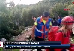 Fethiye'de paraşüt kazası