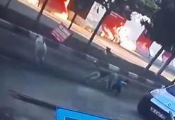 Korkunç! 5 yaşındaki çocuğa köpek saldırısı kamerada