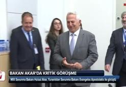 Bakan Akar, Yunanistan Savunma Bakanı ile görüştü