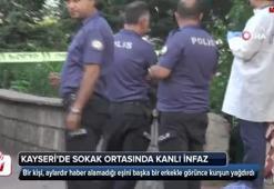 Hamile eş ve arkadaşına sokak ortasında kanlı infaz