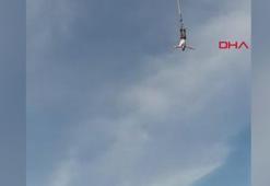 Bungee Jumping yaparken neredeyse ölüyordu