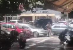 Canlı bombanın yakalanma anı kamerada