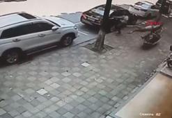 Karısını ezmeye çalıştı