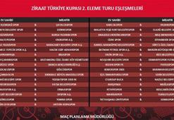 Ziraat Türkiye Kupası'nda 2. tur eşleşmeleri belli oldu