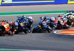 Aragon'da kazanan Marquez