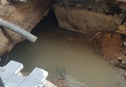 Beşiktaş'ta yol çöktü!