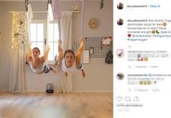 Ünlü oyuncu yogaya başladı