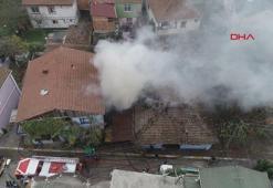 Kocaeli'de korkutan yangın
