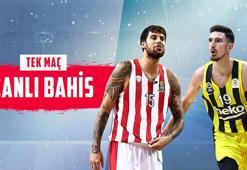 Olympiakos - Fenerbahçe Beko canlı bahis heyecanı Misli.com'da